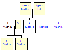 Mini tree diagram