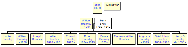 Mini tree diagram