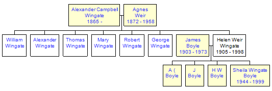 Mini tree diagram