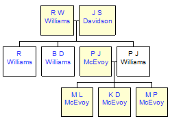 Mini tree diagram