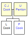 Mini tree diagram